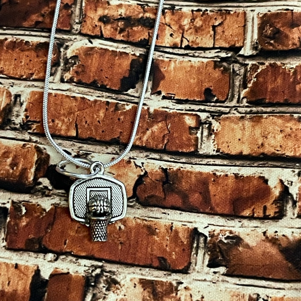 Basketball necklace